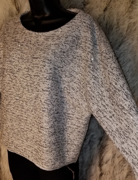 Chico's batwing designer dolman sweater top - Picture 2 of 6